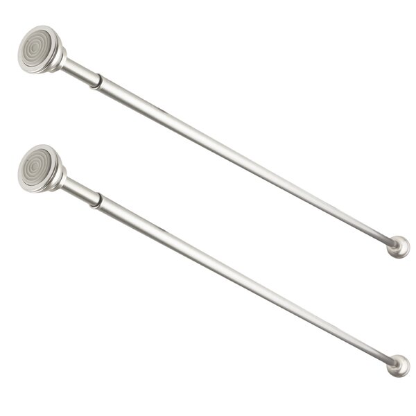 spring curtain rods for windows