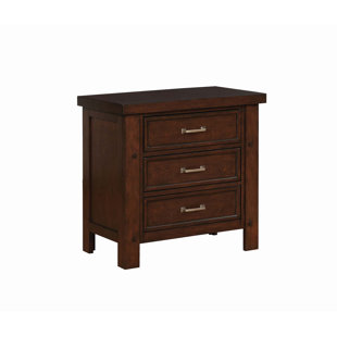 Go to store & view more images Ludgershall 3-Drawer Nightstand by Darby Home Co
