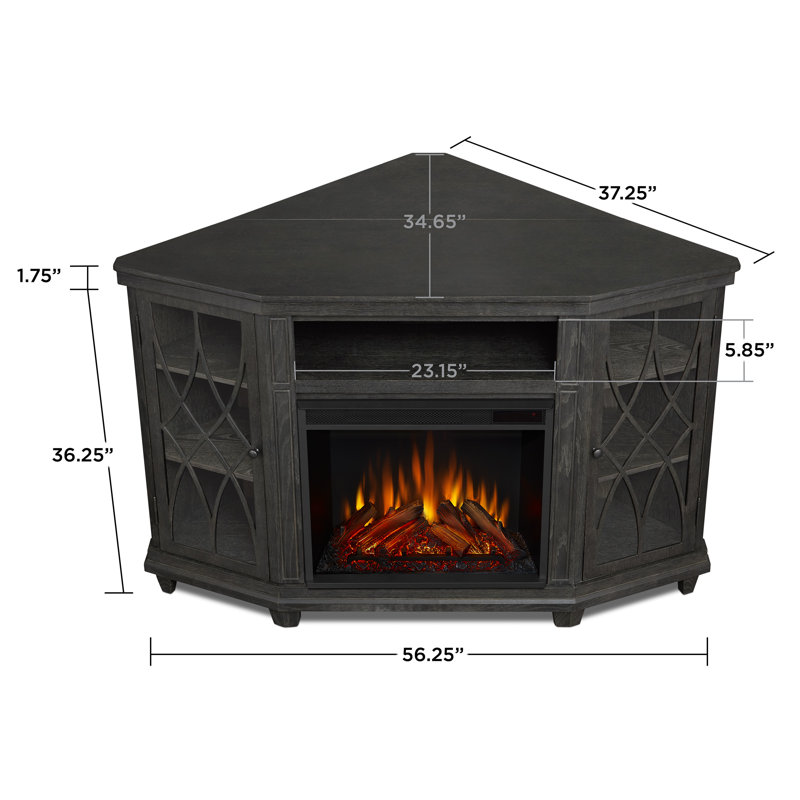 Real Flame Tv Stand For Tvs Up To 60 With Electric Fireplace