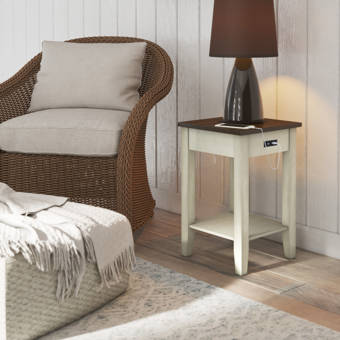 Winston Porter Middlebrooks End Table With Storage Reviews Wayfair