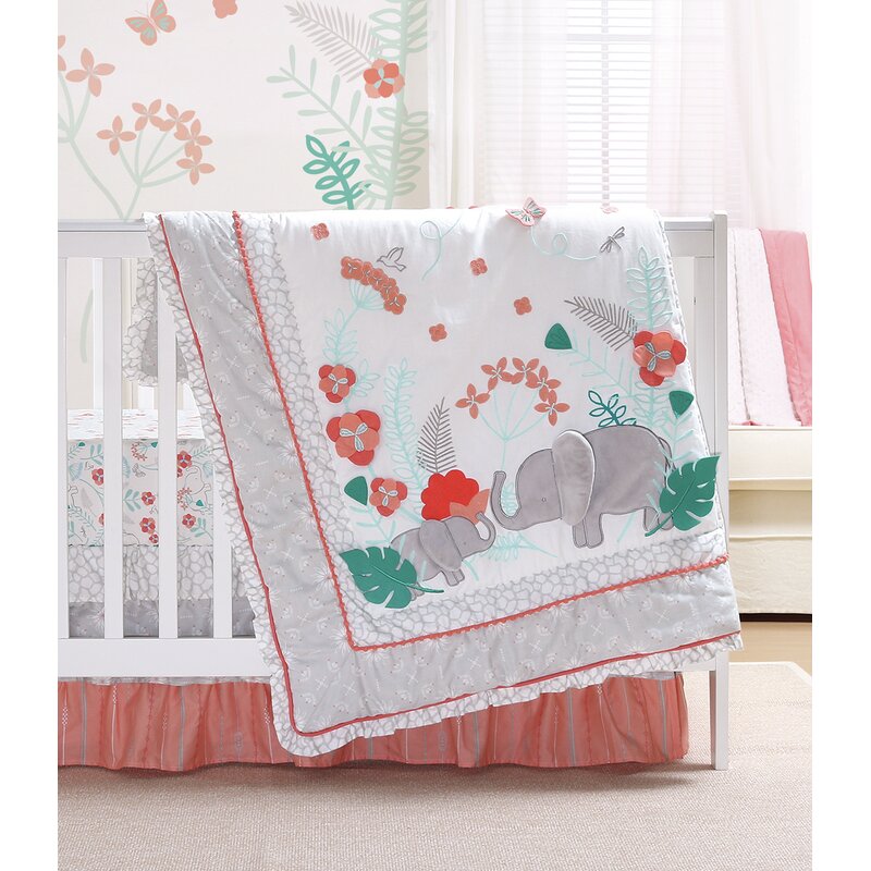 Harriet Bee Doney 3 Piece Crib Bedding Set Wayfair