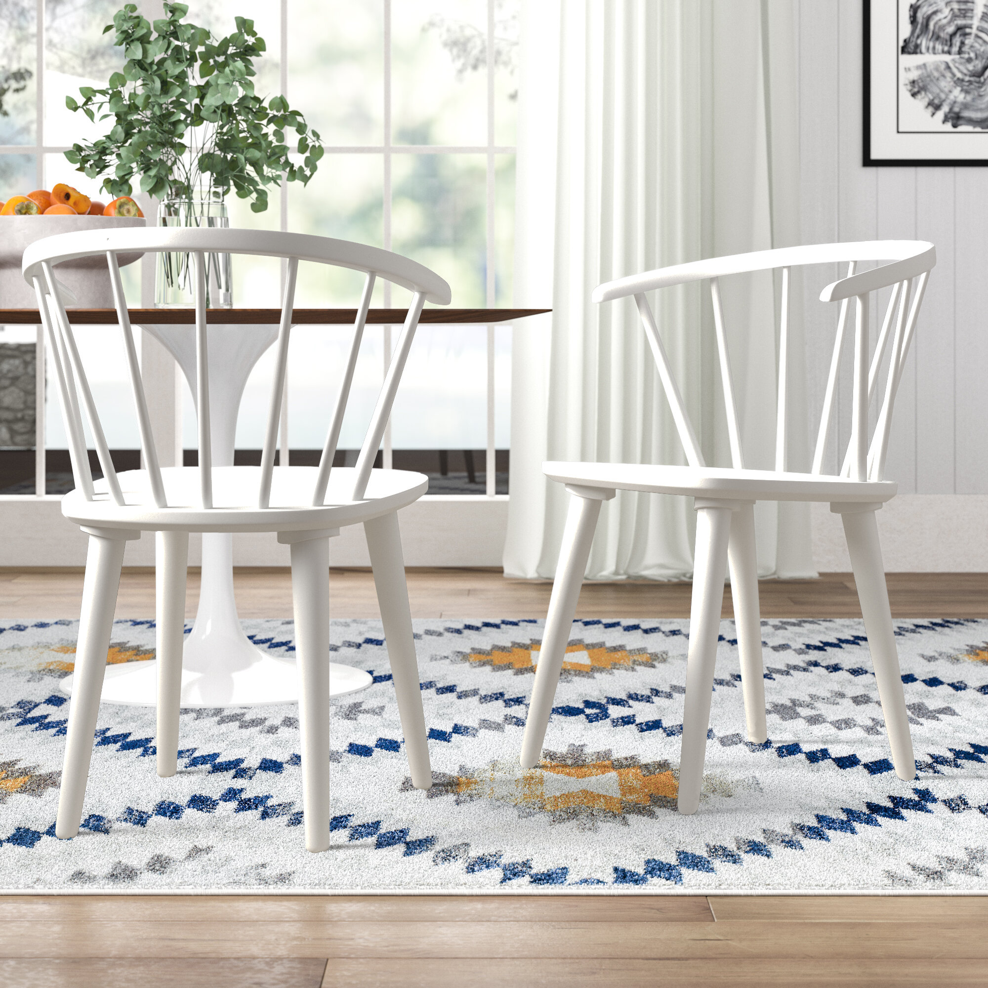 Ginny Solid Wood Dining Chair Reviews Allmodern