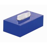 navy blue tissue box cover