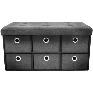 Go to store & view more images Winston Porter Truax Upholstered Storage Bench