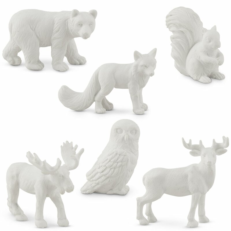 small woodland animal figurines