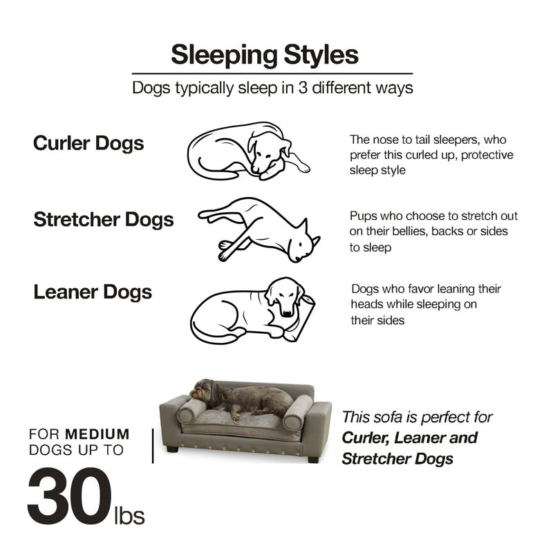 corrine dog sofa with cushion