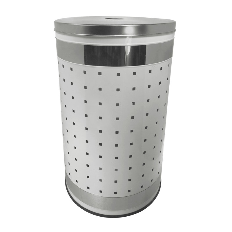 Orren Ellis Ventilated Stainless Steel Laundry Hamper And Clothes