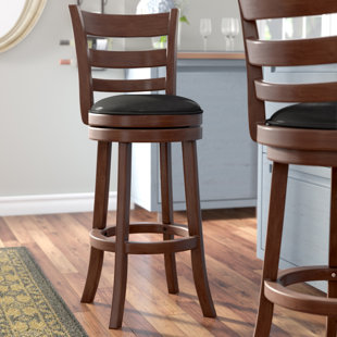 bee and willow ladder back bar stools