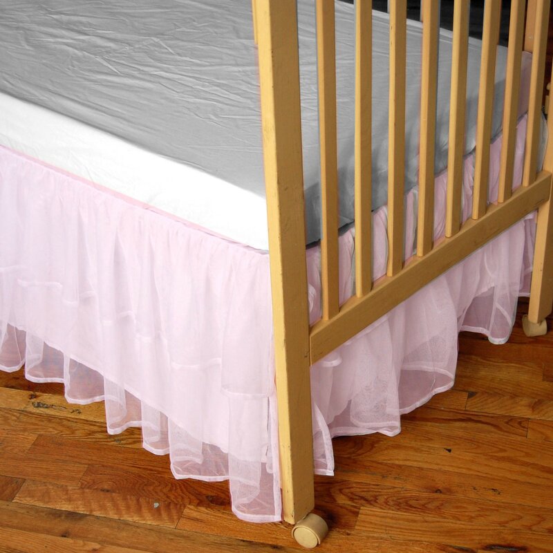 Viv Rae Warthen Princess Crib Dust Ruffle Reviews Wayfair