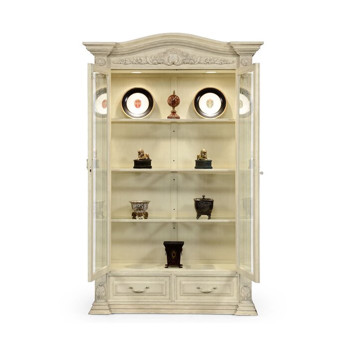 Jonathan Charles Fine Furniture French Provincial Glazed Lighted