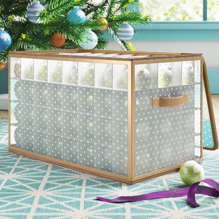 Grey Also Use as Storage Box for Gift Paper mDesign Storage for Christmas Decorations Christmas Decorations Stow Away Under The Bed 