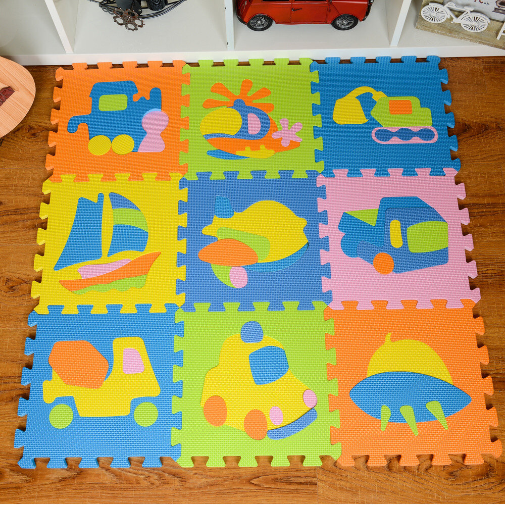 Timina Coco 11 11 9pcs Kids Foam Puzzle Play Mat Wayfair