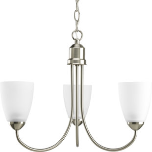 Go to store & view more images Chauvin 3-Light Shaded Chandelier by Charlton Home