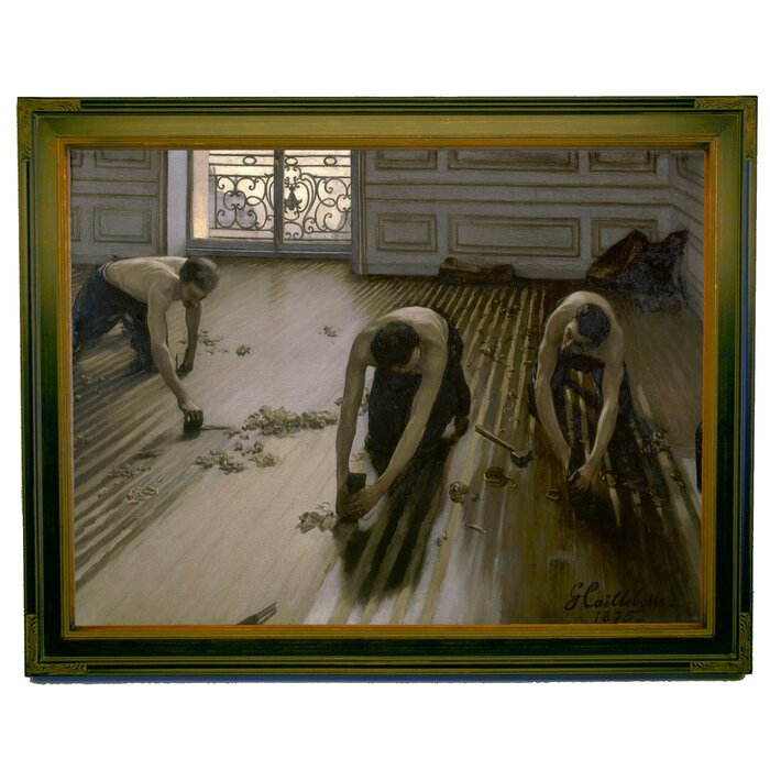 The Floor Scrapers 1875 By Gustave Caillebotte Framed Print On Canvas