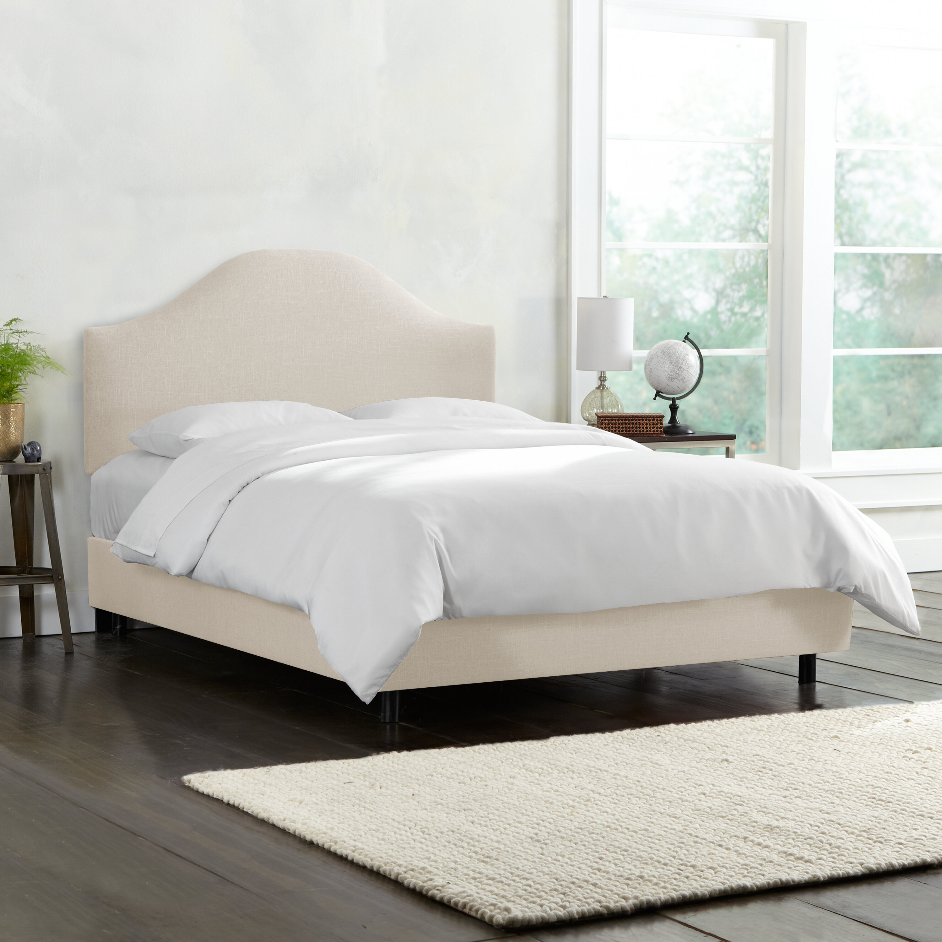 Three Posts Katzer Upholstered Standard Bed | Wayfair