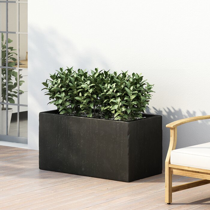 17 Stories Monterey Lightweight Concrete Planter Box & Reviews | Wayfair