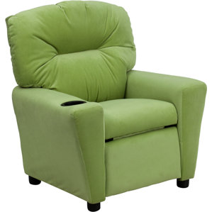 Virgil Kids Recliner with Cup Holder by Latitude Run