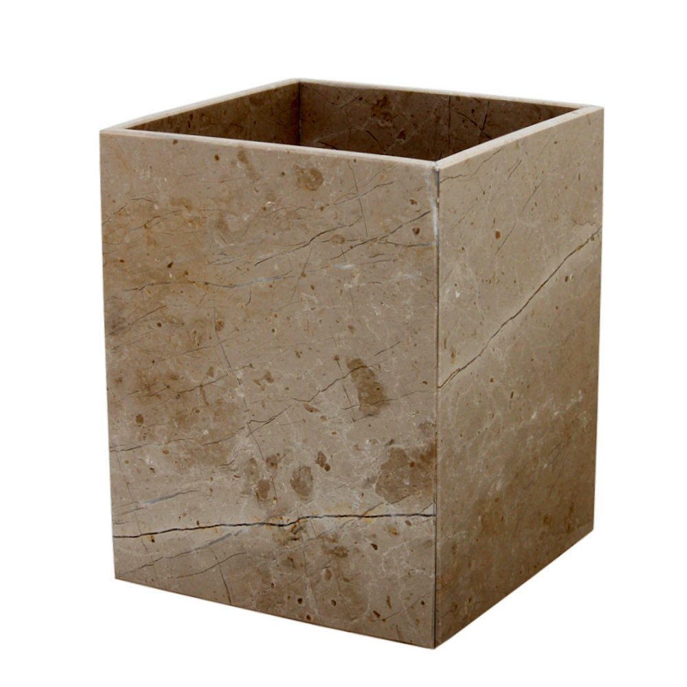 Fleur De Lis Living Rosado Stone 2 Gallon Waste Basket Wayfair