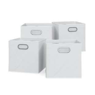 2x Zeller Aufbewahrung Box mit Deckel "Retro" weiß für 20 CD Kiste Karton Case 