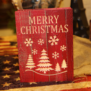 20 LED Xmas Tree Shape Carving Table Lamp