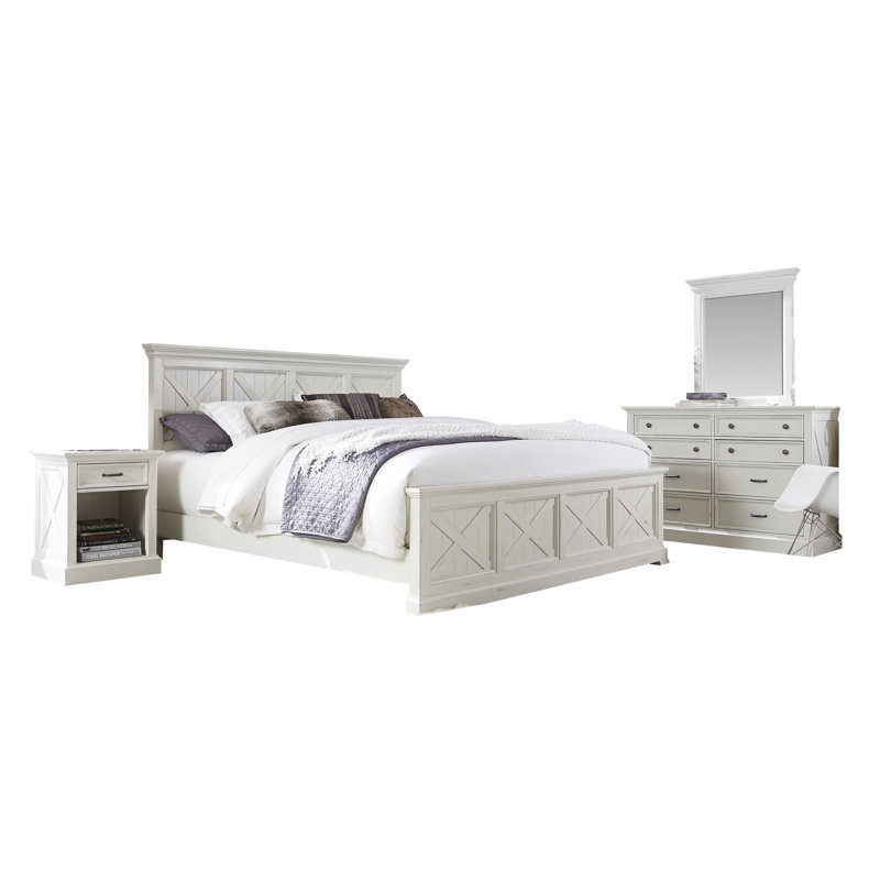 Laurel Foundry Modern Farmhouse Moravia Standard Solid Wood 4