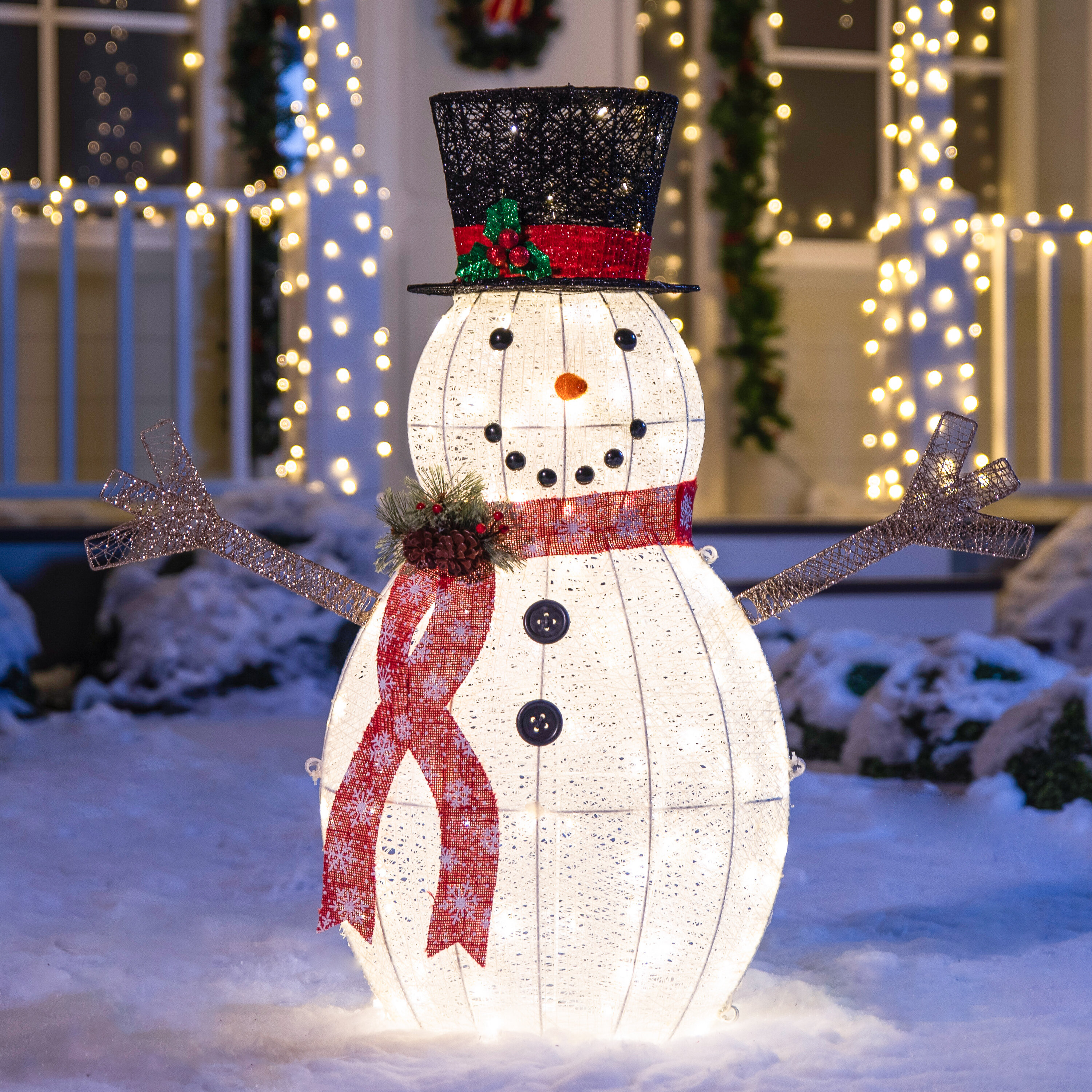 snowman lights