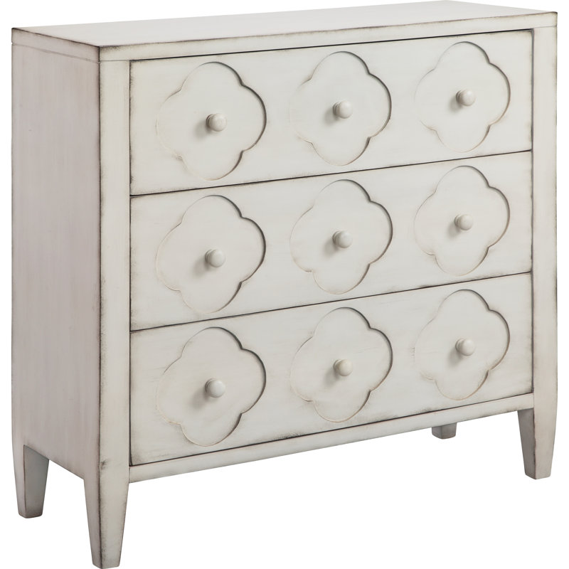 One Allium Way Polston 3 Drawer Accent Chest Reviews Wayfair