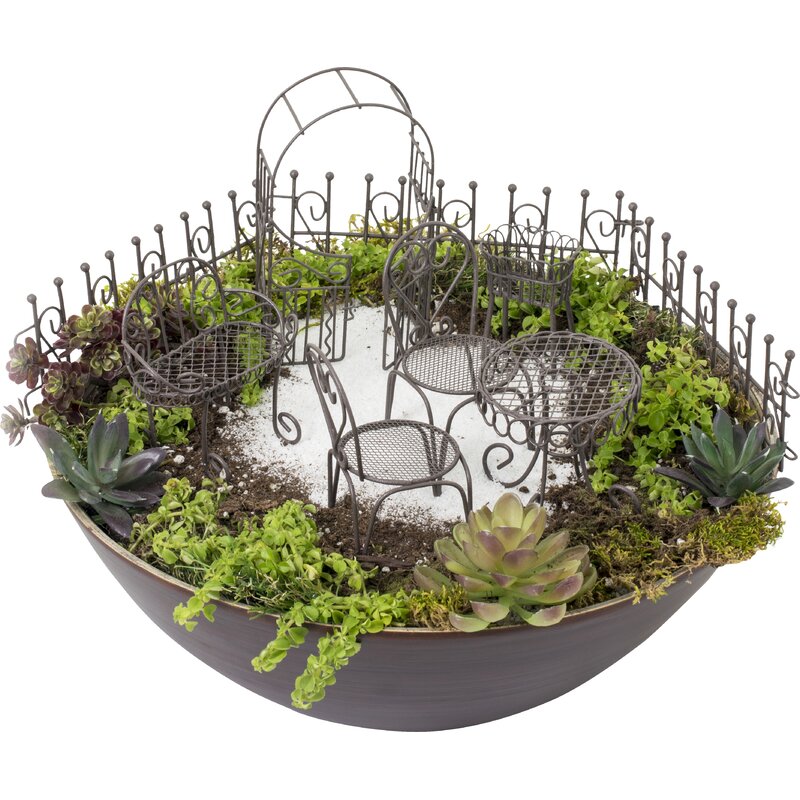 miniature garden set