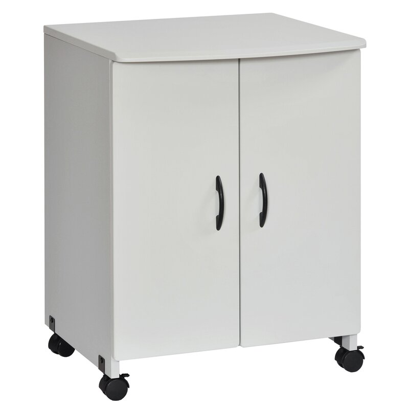Buddy Products Mobile Printer Stand with Doors & Reviews | Wayfair