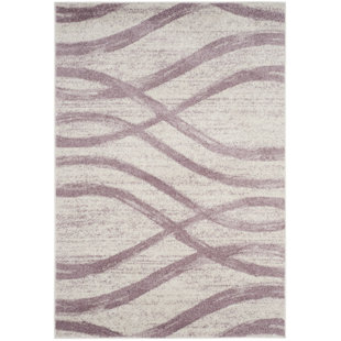 Purple Rugs You Ll Love Wayfair Marlee Cream Purple Area Rug