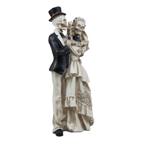 Ebros Gift Love Never Dies Wedding Bride And Groom Skeleton Couple In Dancing Pose Figurine Wayfair