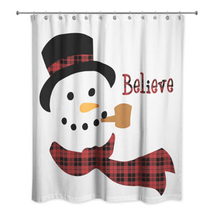 Snowman Shower Curtain Wayfair