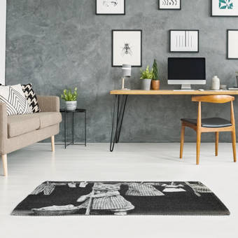 East Urban Home Handwritten Live Laugh Love Quote Poly Chenille Rug Wayfair