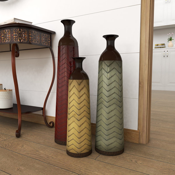 2.75" Round Chinese Faux Red Wood Black Velvet Jar Pot Base Vase Stand Display 