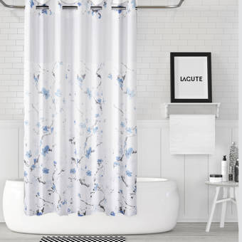 Rebrilliant Lospalmos Microban Peva Single Shower Curtain Liner Reviews Wayfair