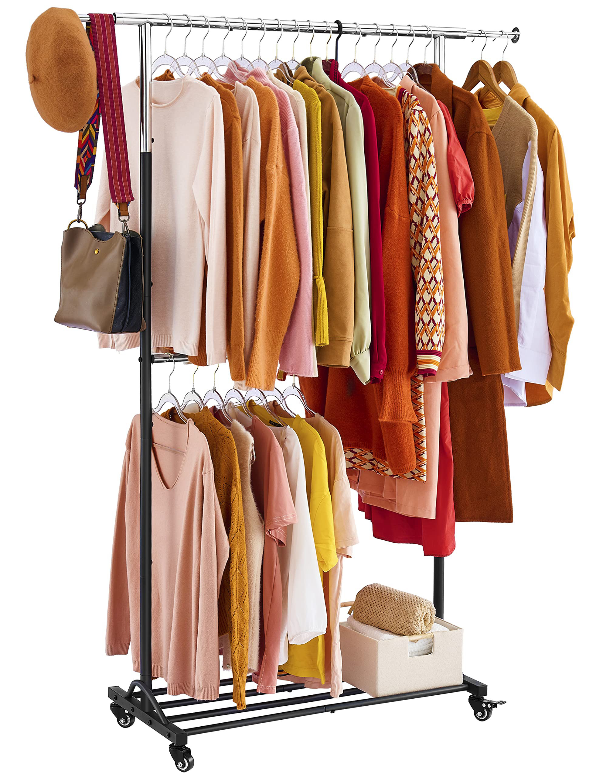 Rebrilliant Linhilde Adjustable Clothes Rack Wayfair