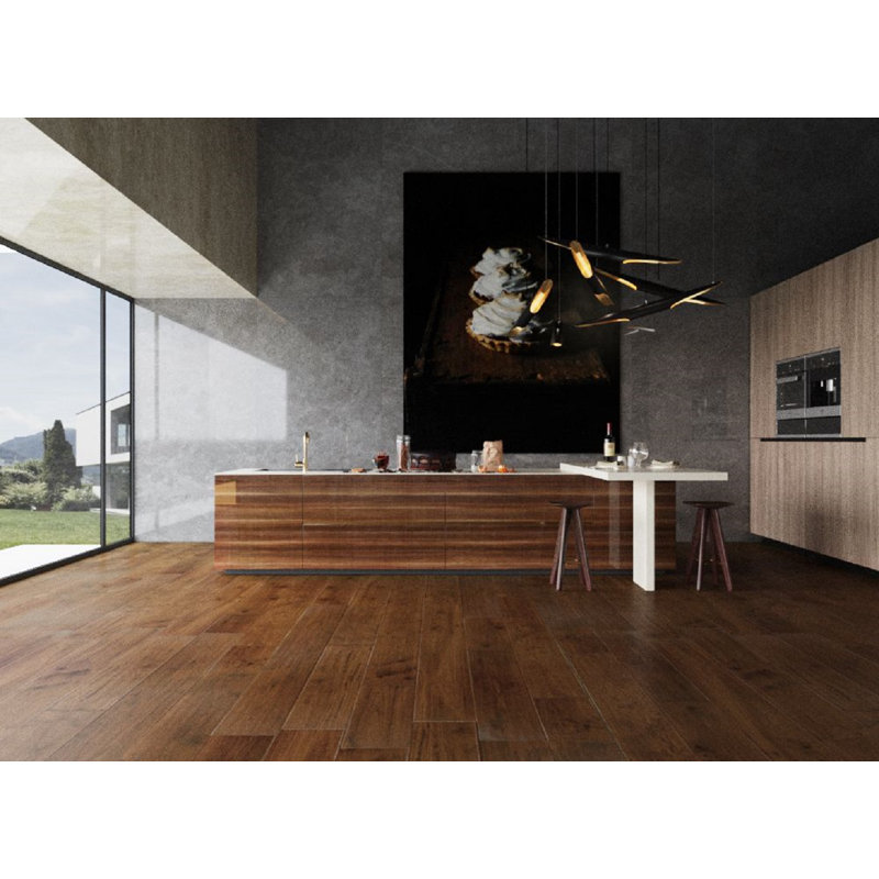 East West Sango Premier Hickory 0 5 Thick X 7 Wide X Varying Length Engineered Hardwood Flooring Wayfair