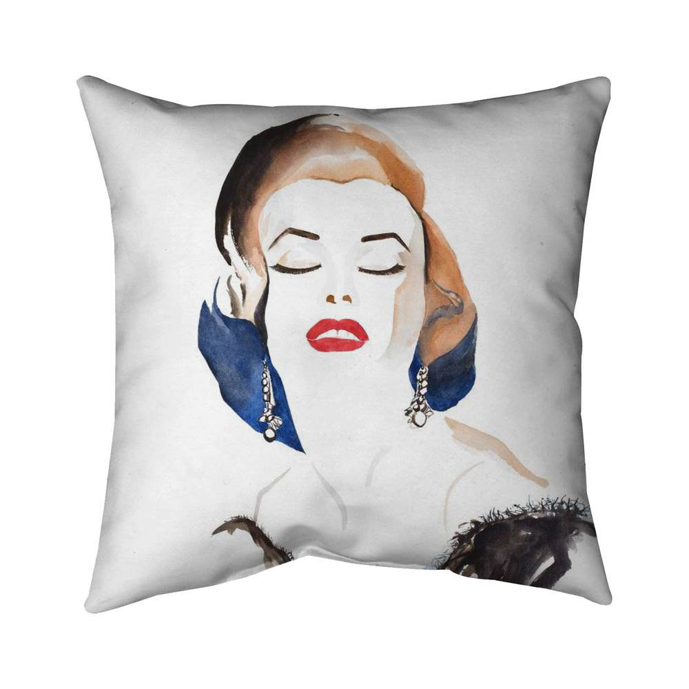 Begin Edition International Inc Chic Marilyne Monroe Square Pillow Cover Insert Wayfair