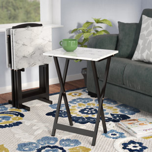 Tv Trays You Ll Love Wayfair Riceboro 5 Piece Tv Tray Set
