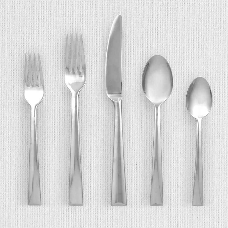Lenox Continental Dining 5 Piece Flatware Set Service For 1 Reviews Wayfair