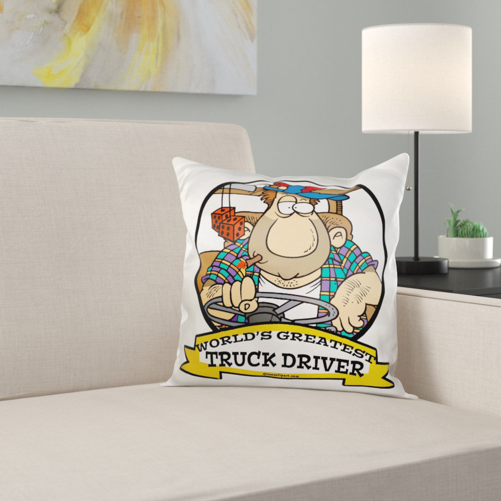 East Urban Home Funny Worlds Greatest Truck Driver Occupation Job