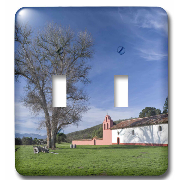 3drose Ca Lompoc La Purisima Historic Mission Park 2 Gang Toggle Light Switch Wall Plate Wayfair