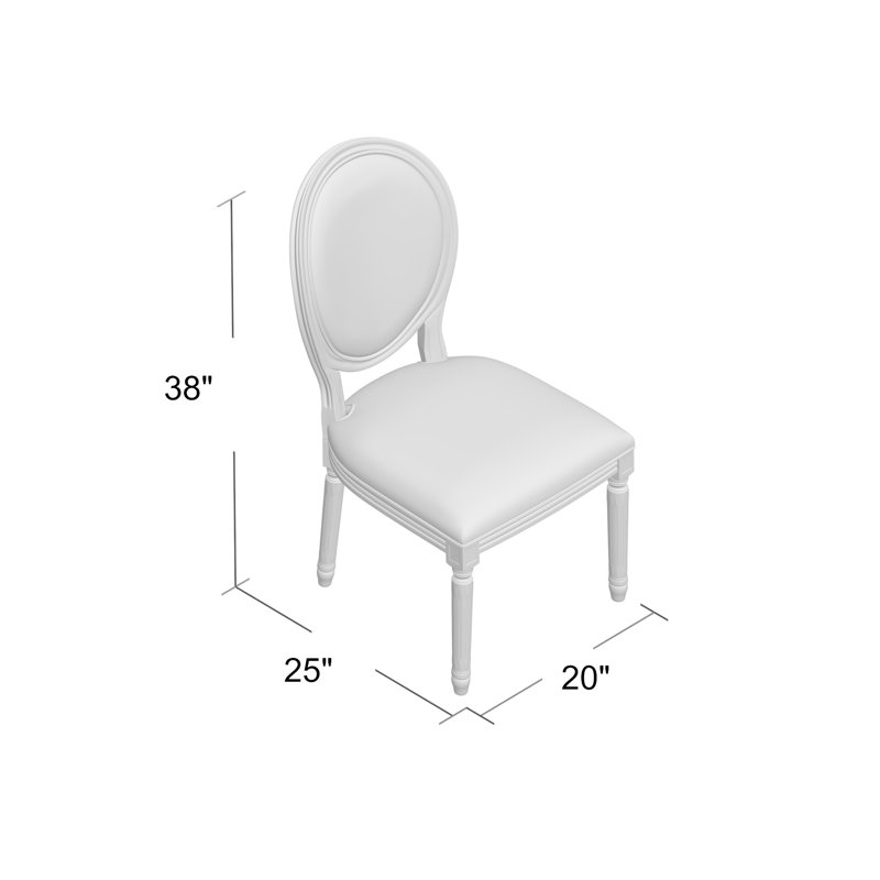 Kelly Clarkson Home Larghetto Velvet Upholstered King Louis Back Side Chair In Apple Green Reviews Wayfair