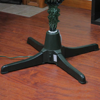 The Holiday Aisle Musical Rotating Christmas Live Tree Stand Wayfair