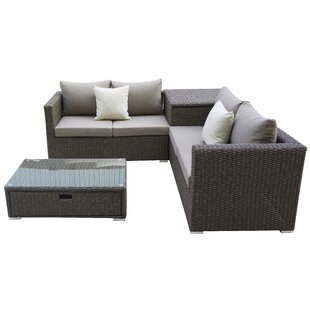 View Oasis 4 Piece Sectional Set with Cushions