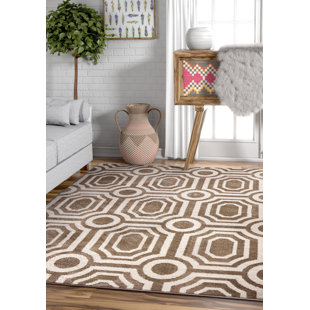 Mosaic Tile Rug Wayfair Dority Modern Mosaic Tile Work Brown Beige Area Rug