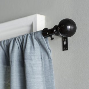 Black Curtain Rods You Ll Love Wayfair Quickview