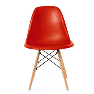 Modern Red Dining Chairs Allmodern Brook Dining Chair