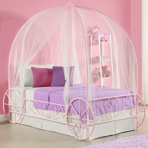 Brandy Twin Canopy Bed