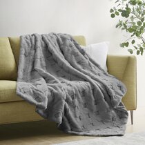 Super soft chenille throws Luxury Waffle Honeycomb Mink Throw Blanket King Hot 